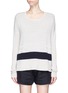 Main View - Click To Enlarge - JAMES PERSE - Stripe silk blend sweater