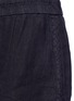 Detail View - Click To Enlarge - JAMES PERSE - Drawstring garment dyed linen shorts