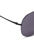 Detail View - Click To Enlarge - MATTHEW WILLIAMSON - Large metal polarised aviator sunglasses