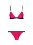 Main View - Click To Enlarge - RYE  - 'Shimmy' colourblock bikini set