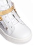Detail View - Click To Enlarge - 73426 - 'Nicki Junior' double zip leather toddler sneakers