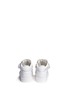 Back View - Click To Enlarge - 73426 - 'Nicki Junior' double zip leather toddler sneakers