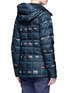 Back View - Click To Enlarge - BURTON - 'Baker' floral ikat stripe print quilted down insulator jacket