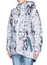 Front View - Click To Enlarge - BURTON - x L.A.M.B. 'Bolan' Paint Crackle print down snowboard jacket