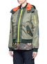 Front View - Click To Enlarge - BURTON - x L.A.M.B. 'Cherry' bomber jacket with detachable down vest