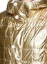 Detail View - Click To Enlarge - BURTON - x L.A.M.B. 'The Alice Insulator' metallic quilted down snowboard jacket