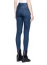 Back View - Click To Enlarge - TOPSHOP - Jamie' high rise whiskered skinny jeans