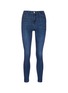 Main View - Click To Enlarge - TOPSHOP - Jamie' high rise whiskered skinny jeans