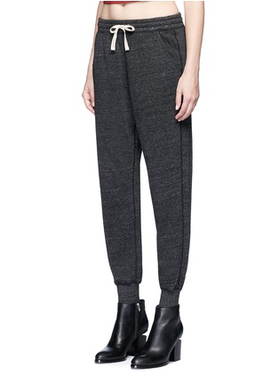 Front View - Click To Enlarge - TOPSHOP - 'Neppy' fleece lined jogging pants