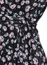 Detail View - Click To Enlarge - TOPSHOP - Ditsy' floral print plissé pleat wrap dress