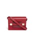 Main View - Click To Enlarge - DELVAUX - 'Madame PM Polo' panelled leather shoulder bag