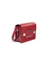 Figure View - Click To Enlarge - DELVAUX - 'Madame PM Polo' panelled leather shoulder bag