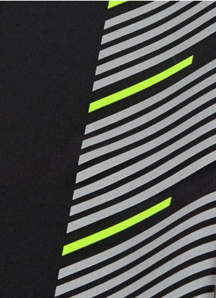 Detail View - Click To Enlarge - ATHLETIC PROPULSION LABS - 'Rise' neon stripe running tights