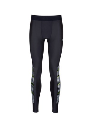 Main View - Click To Enlarge - ATHLETIC PROPULSION LABS - 'Rise' neon stripe running tights