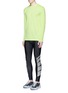 Figure View - Click To Enlarge - ATHLETIC PROPULSION LABS - 'Rise' neon stripe running tights