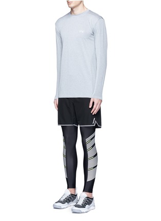 Figure View - Click To Enlarge - ATHLETIC PROPULSION LABS - Seamless long sleeve running T-shirt
