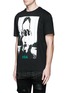 Front View - Click To Enlarge - HOOD BY AIR - 'Montgomery' face print cotton T-shirt