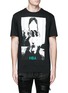 Main View - Click To Enlarge - HOOD BY AIR - 'Montgomery' face print cotton T-shirt