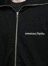 Detail View - Click To Enlarge - HOOD BY AIR - 'Bret' American psycho embroidery zip hoodie