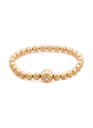 Main View - Click To Enlarge - SHAMBALLA JEWELS - 'Tennis' diamond 18k gold bracelet