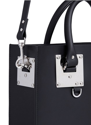 Detail View - Click To Enlarge - SOPHIE HULME - 'Albion' rectangle leather box tote