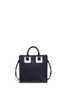 Back View - Click To Enlarge - SOPHIE HULME - 'Albion Square' leather box tote