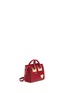 Front View - Click To Enlarge - SOPHIE HULME - 'Albion' heart plate soft leather box tote