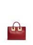 Back View - Click To Enlarge - SOPHIE HULME - 'Albion' large heart plate soft leather tote