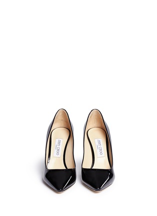 Front View - Click To Enlarge - JIMMY CHOO - 'Romy' patent leather pumps