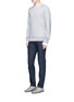 Figure View - Click To Enlarge - SIMON MILLER - 'Gunnison' dark indigo slim cotton jeans