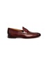 Main View - Click To Enlarge - MAGNANNI - Leather penny loafers