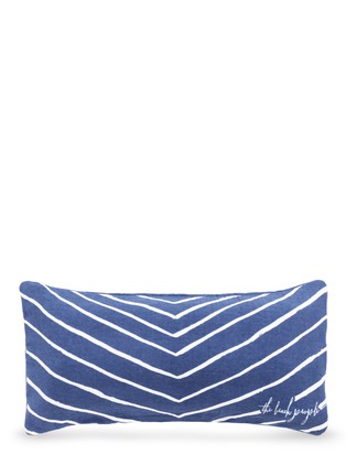 Main View - Click To Enlarge - THE BEACH PEOPLE - 'Wander' inflatable insert stripe print beach cushion