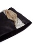 Detail View - Click To Enlarge - JIMMY CHOO - 'Chandra' chain clasp shimmer suede clutch