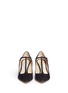Front View - Click To Enlarge - JIMMY CHOO - 'Daria 65' suede T-strap Mary Jane pumps