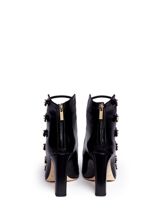 Back View - Click To Enlarge - JIMMY CHOO - 'Venice' button caged leather boots