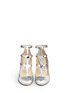 Front View - Click To Enlarge - JIMMY CHOO - 'Doll 100' caged mirror leather pumps