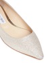 Detail View - Click To Enlarge - JIMMY CHOO - 'Romy' glitter skimmer flats