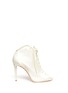 Main View - Click To Enlarge - JIMMY CHOO - 'Freya 100' satin lace-up booties