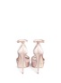 Back View - Click To Enlarge - JIMMY CHOO - 'Fantasy 120' detachable embellished clip satin sandals