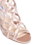 Detail View - Click To Enlarge - JIMMY CHOO - 'Violet 100' knotted satin sandals