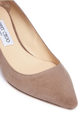 Detail View - Click To Enlarge - JIMMY CHOO - 'Romy 40' suede pumps
