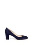 Main View - Click To Enlarge - JIMMY CHOO - 'Billie 65' chunky heel suede pumps