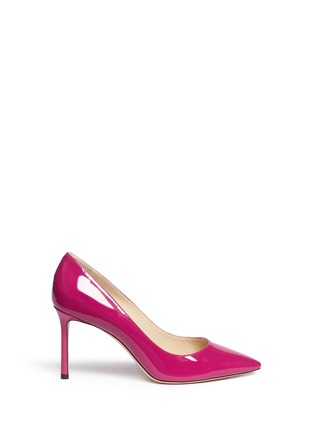 Main View - Click To Enlarge - JIMMY CHOO - 'Romy 85' patent leather pumps