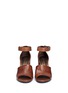 Front View - Click To Enlarge - STUART WEITZMAN - 'Soho Gal' calfskin leather sandals