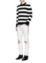Figure View - Click To Enlarge - SAINT LAURENT - Ripped skinny jeans