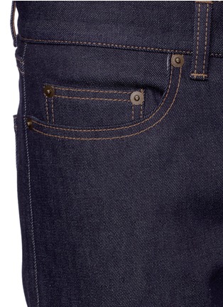 Detail View - Click To Enlarge - SAINT LAURENT - Low rise raw skinny jeans