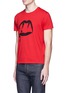 Front View - Click To Enlarge - SAINT LAURENT - 'Blood Luster' print T-shirt