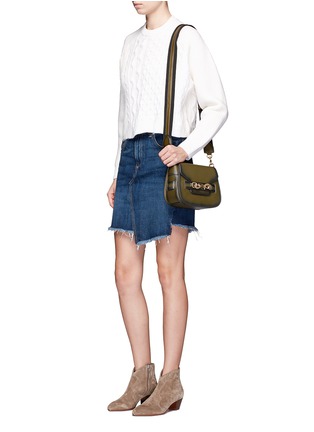 Figure View - Click To Enlarge - REBECCA MINKOFF - 'Florence' leather saddle bag