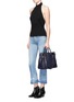 Figure View - Click To Enlarge - REBECCA MINKOFF - 'Geneva' leather satchel tote bag
