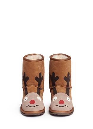 Figure View - Click To Enlarge - EMU AUSTRALIA - 'Reindeer' suede kids boots
